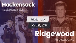 Matchup: Hackensack vs. Ridgewood  2018