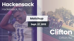 Matchup: Hackensack vs. Clifton  2019