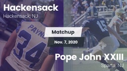 Matchup: Hackensack vs. Pope John XXIII  2020