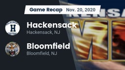 Recap: Hackensack  vs. Bloomfield  2020