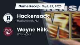 Recap: Hackensack  vs. Wayne Hills  2023