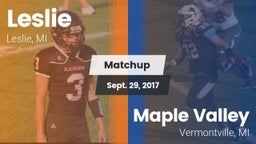 Matchup: Leslie vs. Maple Valley  2017