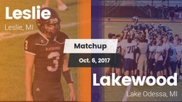 Matchup: Leslie vs. Lakewood  2017
