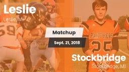 Matchup: Leslie vs. Stockbridge  2018