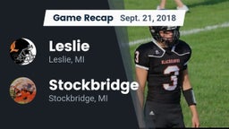 Recap: Leslie  vs. Stockbridge  2018