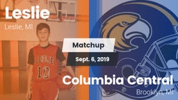 Matchup: Leslie vs. Columbia Central  2019