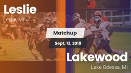 Matchup: Leslie vs. Lakewood  2019