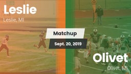 Matchup: Leslie vs. Olivet  2019