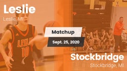 Matchup: Leslie vs. Stockbridge  2020