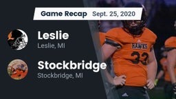 Recap: Leslie  vs. Stockbridge  2020