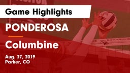 PONDEROSA  vs Columbine  Game Highlights - Aug. 27, 2019
