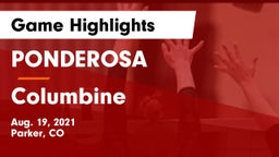 PONDEROSA  vs Columbine  Game Highlights - Aug. 19, 2021