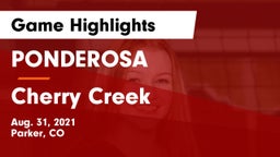 PONDEROSA  vs Cherry Creek  Game Highlights - Aug. 31, 2021