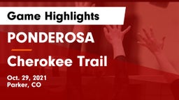 PONDEROSA  vs Cherokee Trail  Game Highlights - Oct. 29, 2021