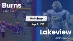 Matchup: Burns vs. Lakeview  2017