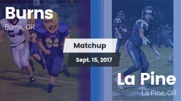 Matchup: Burns vs. La Pine  2017