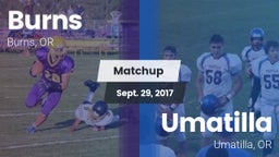 Matchup: Burns vs. Umatilla  2017