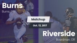 Matchup: Burns vs. Riverside  2017