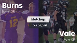 Matchup: Burns vs. Vale  2017