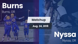 Matchup: Burns vs. Nyssa  2018