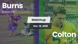 Matchup: Burns vs. Colton  2018