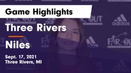 Three Rivers  vs Niles Game Highlights - Sept. 17, 2021