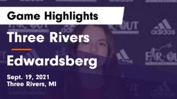 Three Rivers  vs Edwardsberg Game Highlights - Sept. 19, 2021