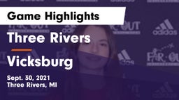 Three Rivers  vs Vicksburg Game Highlights - Sept. 30, 2021