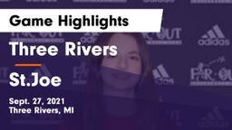 Three Rivers  vs St.Joe Game Highlights - Sept. 27, 2021