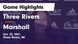 Three Rivers  vs Marshall Game Highlights - Oct. 23, 2021