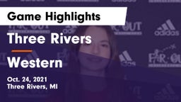 Three Rivers  vs Western Game Highlights - Oct. 24, 2021