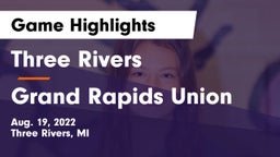 Three Rivers  vs Grand Rapids Union Game Highlights - Aug. 19, 2022