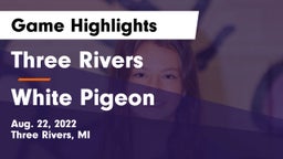 Three Rivers  vs White Pigeon  Game Highlights - Aug. 22, 2022
