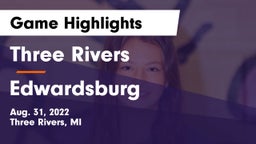 Three Rivers  vs Edwardsburg  Game Highlights - Aug. 31, 2022