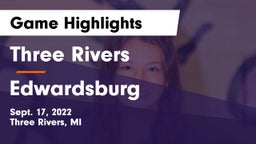 Three Rivers  vs Edwardsburg  Game Highlights - Sept. 17, 2022