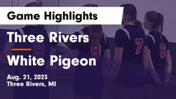 Three Rivers  vs White Pigeon  Game Highlights - Aug. 21, 2023