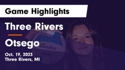 Three Rivers  vs Otsego  Game Highlights - Oct. 19, 2023