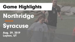 Northridge  vs Syracuse  Game Highlights - Aug. 29, 2019