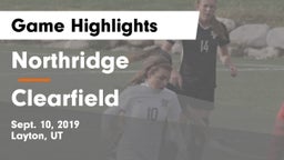 Northridge  vs Clearfield  Game Highlights - Sept. 10, 2019