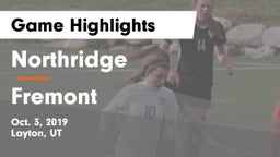 Northridge  vs Fremont  Game Highlights - Oct. 3, 2019