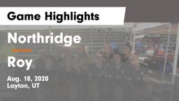 Northridge  vs Roy  Game Highlights - Aug. 18, 2020