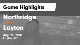 Northridge  vs Layton  Game Highlights - Aug. 25, 2020