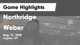 Northridge  vs Weber  Game Highlights - Aug. 27, 2020