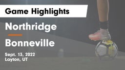 Northridge  vs Bonneville  Game Highlights - Sept. 13, 2022