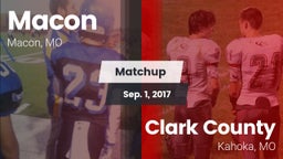 Matchup: Macon vs. Clark County  2017