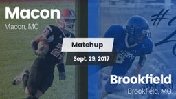 Matchup: Macon vs. Brookfield  2017