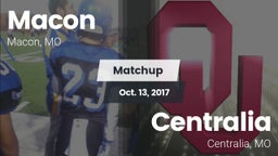 Matchup: Macon vs. Centralia  2017