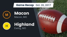 Recap: Macon  vs. Highland  2017