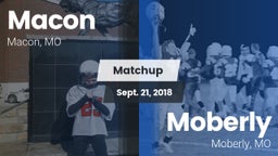 Matchup: Macon vs. Moberly  2018