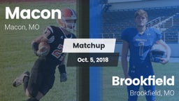 Matchup: Macon vs. Brookfield  2018